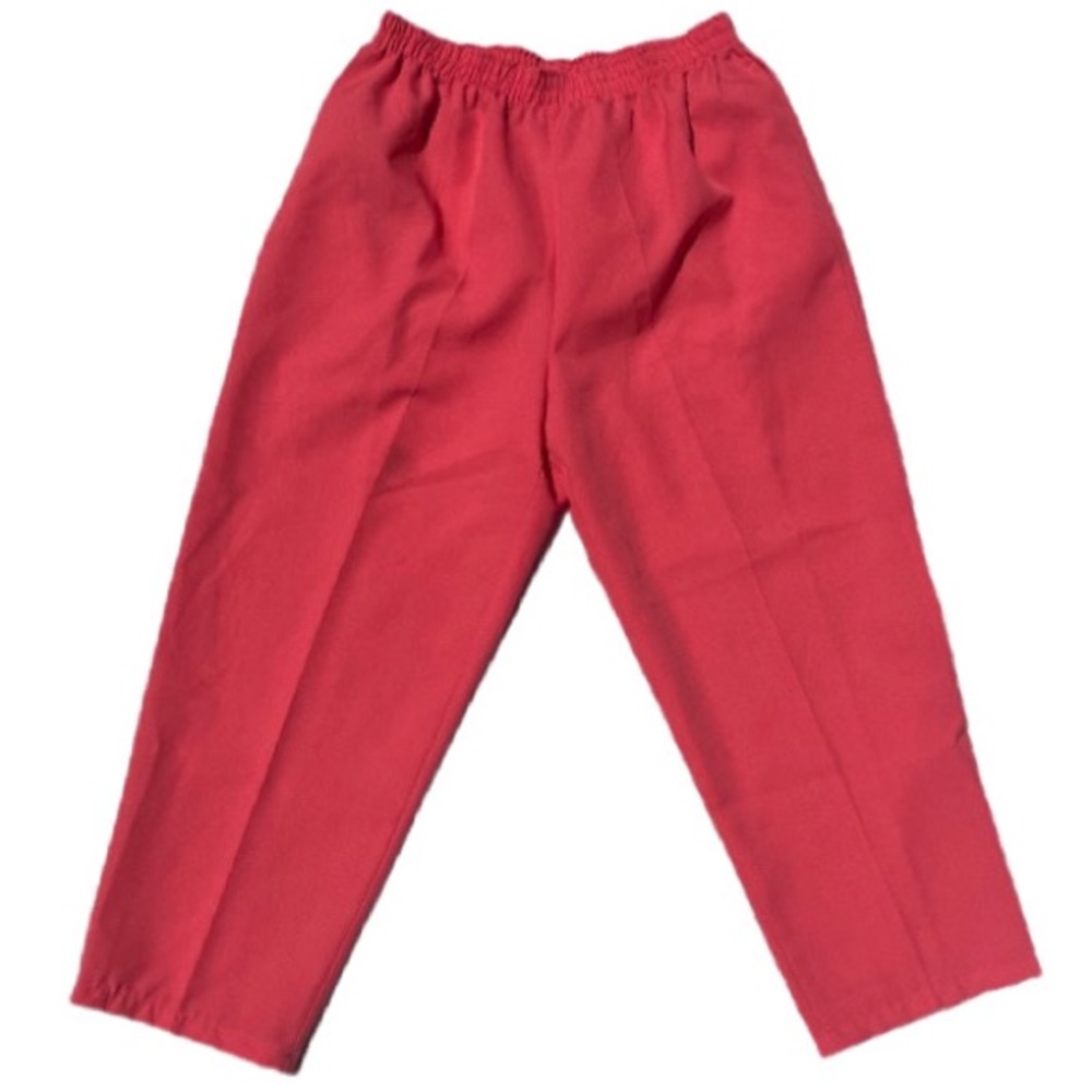 Bright orange peachy simple comfortable size 16/2XL straight leg slacks pants